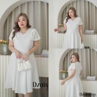 ราคา เดรสสาวอวบอ้วน คอวี (21165416699)