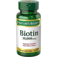 ราคา พร้อมส่ง แท้ บำรุงผม เล็บ ผิว Nature s Bounty Biotin 10000 mcg Softgels 120เม็ด Supports Healthy Hair Skin and Nails (16630274227)