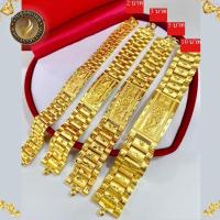 ราคา B453 เลสข้อมือ เศษทองคำแท้ หนัก 2 3 5 10 บาท ยาว 6 8 นิ้ว 1 เส้น สร้อยข้อมือ สร้อยข้อมือทอง เลสข้อมือ ทองเหมือนแท้ กำไลทอง สร้อยข้อมือสแตนเลส (18562214225)