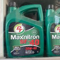 ราคา น้ำมันเครื่อง PT Maxnitron SF40 20W 40 สำหรับเครื่องยนต์เบนซิน (17579554021)