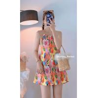 ราคา ชุดเซ็ท 2ชิ้น เสื้อสายเดี่ยวอัดพลีท กางเกงขาสั้นอัดพลีท (21690697182)