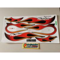 ราคา สติ๊กเกอร์ PHANTOM แพนทอม ติดรถสี ดำ ดำส้ม ลายไฟ ปี 2009 คุณภาพดีราคาถูก (7579977537)