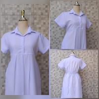 ราคา ชุดคลุมท้อง สีขาว ชุดคลุมท้องใส่ทำงาน แฟชั่นชุดคลุมท้อง เดรสคนท้อง ชุดคนท้องพยาบาล ราคาถูก (20941824268)