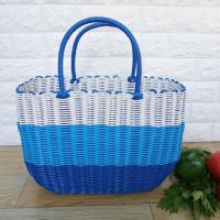 ราคา ตะกร้าช้อปปิ้งสานแฮนด์เมดตะกร้าใส่ผักสำหรับอาบน้ำตะกร้าใส่ของสำหรับสัตว์เลี้ยงตะกร้าใส่ของสำหรับอาบน้ำตะกร้าใส่ของในห้องน้ำตะกร้าพลาสติกแบบหิ้ว (20694736992)