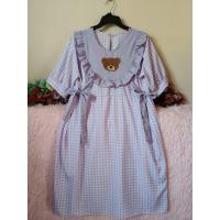 ราคา เดรสคลุมท้องลายสก็อตปักเรนโบว์ หมี (21597028911)