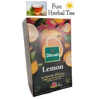ราคา ชาDilmah Many Flavoured LycheeVanillaPeachGinger HoneyStrawberryMintLemonApple Size 1 5gx20 Tea Bags (21448174578)