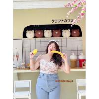 ราคา สายเดี่ยวสาวอวบ แต่งเต้าผูกไหล่ ผ้าไหมอิตาลี่พิมพ์ลาย เสื้อกล้ามสาวอวบ (20512989142)