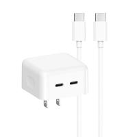 ราคา iphone 20 35W ที่ชาร์จและสายเคเบิล USB C เครื่องชาร์จแบบสองพอร์ต รองรับ iPhone ซีรีส์ทั้งหมด ที่ชาร์จเร็วสำหรับ 7 8 puls11 12 13 14pro xr xsmax (19055552878)
