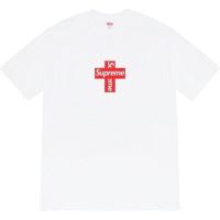 ราคา Supreme 20FW เสื้อยืดแขนสั้นพิมพ์ลายโลโก้ Cross Boxlogo (18602635486)