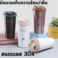 ราคา แก้วทรงสตาร์บัค เก็บร้อน เย็น สแตนเลส 304 แก้วกาแฟ จุขนาดใหญ่ สูญญากาศ มีฉนวนเก็บความร้อน เย็น (21648992809)