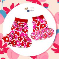 ราคา ชุดคู่หมาแมว เสื้อหมา เสื้อแมว ชุดเดรสหมาแมว ลายดอกไม้สีแดง (21605485858)