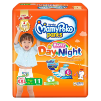 ราคา MamyPoko มามี่โพโค สีส้ม Pants Day Night ผ้าอ้อม แบบกางเกง รุ่นแฮปปี้ เดย์แอนด์ไนท์ ขนาด S M L XL XXL (10679093488)