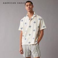 ราคา American Eagle Button Up Poolside Shirt เสื้อเชิ้ต ผู้ชาย แขนสั้น NMSH 015 6246 136 (21506635463)