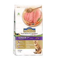 ราคา FREE MANOON PERFECTA Senior 7 for Senior Cat Formula เพอร์เฟคต้า อาหารสำหรับแมวสูงวัยอายุ 7 ปีขั้นไป 1 2 Kg (21694915529)