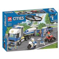 ราคา ตัวต่อเลโก้ Compatible with Lego City Group Police Helicopter Transporter 60244 Boy Puzzle Assembled Building Block Toy 11531 (10755242242)
