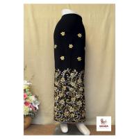 ราคา ผ้าจอร์เจีย ลายใหม่ ผ้าถุงพม่า ผ้าปักดอกผสมดิ้นทอง ผ้าจอเจียร์ ผ้าจอเจียร ขายปลีกและส่ง (18883020988)