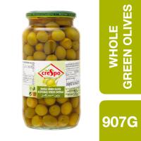 ราคา Crespo Whole Green Olives 907g คริสโป มะกอกเขียวในน้ำเกลือ 907 กรัม (9409012673)