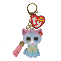 ราคา TY พวงกุญแจตุ๊กตา ทีวาย HEATHER cat mini boos clip (16374035035)