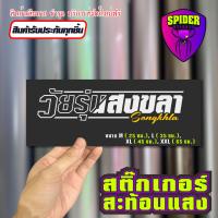 ราคา สติ๊กเกอร์สะท้อนแสงติดรถยนต์ วัยรุ่นภาคใต้ สีสะท้อนแสง sticker (21571436222)