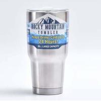 ราคา ROCKY MOUNTAIN แก้วเก็บความเย็น แก้วเก็บน้ำแข็งได้นานตลอด 24 ชั่วโมง ขนาด 30 oz พร้อมผาปิดกันน้ำหก รับฟรีหลอดสแตนเลสแท้ มูลค่า30บาท (20752778056)
