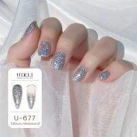 ราคา สีทาเล็บกึ่งเจลกลิตเตอร์ U DELI กลิตเตอร์ กากเพชรแน่นๆ ไม่ต้องอบ เม็ดสีชัดสวย เล่นแสงสวย แห้งเร็ว ไร้กลิ่นฉุน ปราศจากพาราเบน พร้อมส่ง (12338449940)