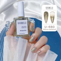 ราคา สีทาเล็บกึ่งเจลกลิตเตอร์ U DELI กลิตเตอร์ กากเพชรแน่นๆ ไม่ต้องอบ เม็ดสีชัดสวย เล่นแสงสวย แห้งเร็ว ไร้กลิ่นฉุน ปราศจากพาราเบน พร้อมส่ง (12338449943)