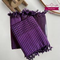ราคา ผ้าขาวม้า ผ้าขาวม้าพันคอ ฝ้ายแท้ 100 ผืนใหญ่ขนาด 40x 190 ผ้าดี พร้อมส่ง (21645742971)
