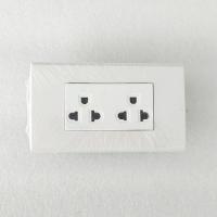 ราคา CHANG ชุดสวิตซ์ไฟ ชุดปลั๊กไฟ ปลั๊กกราวด์คู่ เต้ารับ หน้ากาก บล็อคลอย ตราช้าง ปลั๊กเดี่ยว เนชั่นไนน์ พร้อมบล็อคลอย 2 4 ช้าง (16033404603)