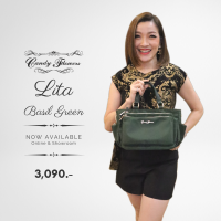 ราคา Candy Flowers กระเป๋าสะพาย รุ่น Lita Bag ถือได้ สะพายสวย กันน้ำได้ (21053210159)