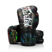 ราคา นวมชกมวย รุ่น BGV14 Black Painter Fairtex Microfiber Gloves Art Collections (16425463863)