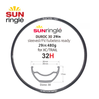 ราคา ขอบล้อจักรยานเสือภูเขา SUNRINGLE DUROC 30 ขนาด 27 5 นิ้ว 29 นิ้ว 32 รู รองรับ Tubeless บรรจุ 1 วง (18022032937)