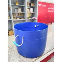 ราคา ถังผ่าครึ่ง ผ่าจากถัง200ลิตร เจาะหูร้อยเชือก ขายเป็นคู่ 1คู่ได้2ชิ้น กว้าง58ซม สูง45ซม (21285403744)