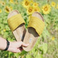 ราคา ONETH1NG Jute Sack Sandals Handmade make to order 15 day (13069604378)