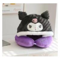 ราคา หมอนรองคอรูปตัวยู พร้อมหมวกในตัว Sanrio (21579144346)