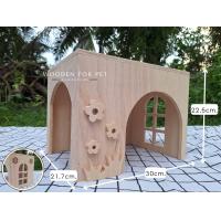 ราคา บ้านกระต่าย บ้านไม้สำหรับสัตว์เลี้ยง ขนาดใหญ่เหมาะกับกระต่าย hl nd mr แกสบี้ ชินชิล่า แพรี่ด็อก ทรงดอกไม้ (21636228580)