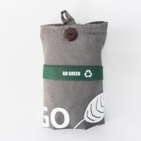 ราคา กระเป๋าGogreen ถุงผ้าพับได้ ถุงผ้าshopping ย่ามรักษ์โลก สีเขียว พร้อมสายรัดจัดเก็บ (21614959746)