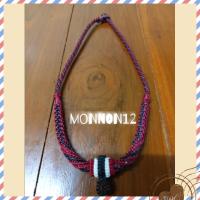 ราคา สร้อยเชือกเทียนถักสีดำแดง 1 ห่วงลูกแก้วงานฝีมือD I Y (17348773371)