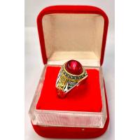 ราคา แหวนทอง 18K สองกษัตริย์ พลอยทับทิมสีแดง ช่วยเสริมพลังอำนาจ ความสำเร็จ (21530536008)