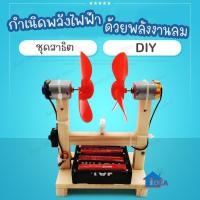 ราคา ของเล่นเครื่องกำเนิดไฟฟ้าด้วยลมDIY จำลองการทำงานกังหันลมไฟฟ้า สิ่งประดิษฐ์ การผลิตพลังงานลม STEAM งานประดิษฐ์วิทยาศาตร์ (21694195428)