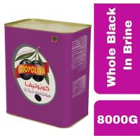 ราคา Whole Black Olives in Brine8000G มะกอกดำในน้ำเกลือ 8000กรัม (21281617833)
