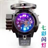 ราคา แฟชั่นนักสืบคลาสสิกโคนันสามารถยิงนาฬิกาเข็มชาเลเซอร์เด็กมัลติฟังก์ชั่ไฟเจ็ดสีนาฬิกาอิเล็กทรอนิกส์ (20697535030)