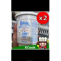 ราคา ecook โยเกิร์ต โยลิดา รสธรรมชาติ yoghurt yolida lowfat unsweet 450g (21285276911)