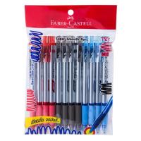 ราคา ปากกาลูกลื่น 0 5มม คละสี 12ด้าม Faber Castell Grip X5 (15422274764)