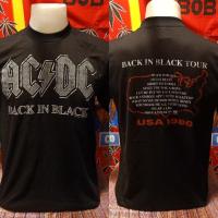ราคา เสื้อยืดผ้าฝ้ายเสื้อวง AC DC วงร็อค ไม่มีตะเข็บข้าง คอฟิต ป้ายUSA เสื้อวินเทจ เสื้อทัวร์ วงร็อคต่างประเทศ (17593627559)