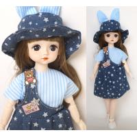 ราคา ตุ๊กตาBJDเด็ก 1 4 ตุ๊กตาข้อต่อ ตาแก้ว 3D Eyes EU 30cm 21 ข้อต่อ พร้อมชุดและรองเท้า (21331940159)