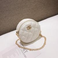 ราคา กระเป๋าทรงกลมใบเล็กแบบเจ้าหญิงกระเป๋าใบเล็กสะพายข้างสะพายไหล่สไตล์ชาแนลแฟชั่นสไตล์เกาหลีสำหรับเด็กหญิงปี2019กระเป๋าเครื่องประดับเสื้อผ้า (18016314977)