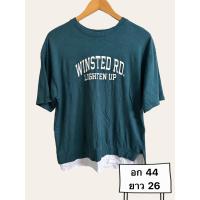 ราคา เสื้อแขนสั้น เสื้อยืดผู้หญิง แบรนด์ GLACIER มือสอง (21568181116)