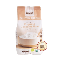 ราคา ทาสุโกะ แป้งฟลาวมันสำปะหลัง ออร์แกนิค ไม่มีกลูเตน TASUKO all purpose organic cassava flour 500g (20660973172)