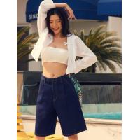 ราคา TBY official Bermuda Jeans Midnight Blue กางเกงขา 3 ส่วน ยีนส์สีน้ำเงินเข้ม T3150 (21491208768)