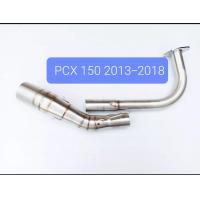 ราคา คอท่อแต่ง สแตนเลส สำหรับ R15MslazCB150CBR150MSXDemonGSXAeroxNmaxMT 15ZX25PCX150 คอ 2 นิ้ว (20994771375)